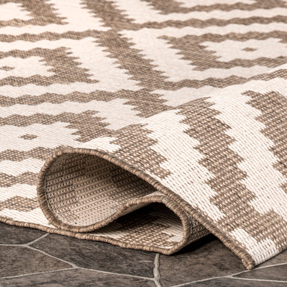 Nuloom Marybelle Tribal Trellis Owdn20B Beige Area Rug