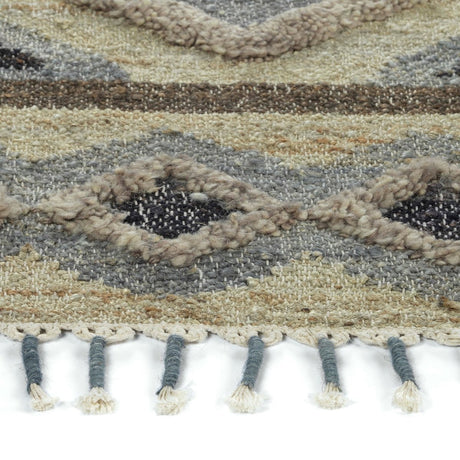 Kaleen Alejandra Alj97-44 Natural, Gray, Silver, Spa Rugs.