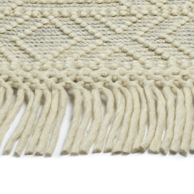 Kaleen Mara Mil02-01 Ivory, Steel Rugs.