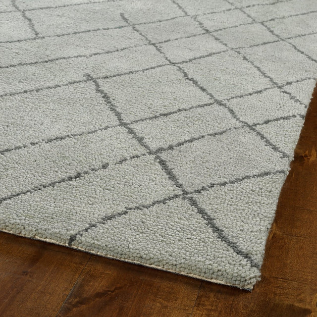 Kaleen Micha Mca98-77 Silver, Gray Rugs.