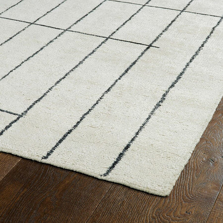 Kaleen Solitaire Sol06 Ivory (01) Rugs.