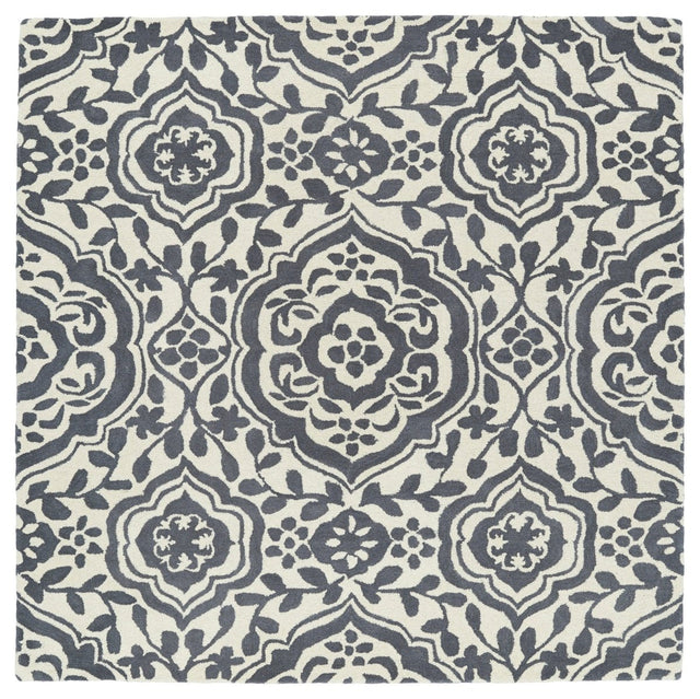 Kaleen Tara Evl04-75 Gray, Ivory Rug.