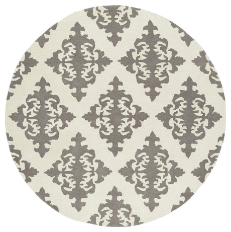 Kaleen Tara Evl05-75 Gray, Ivory Rug.