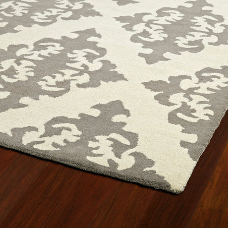 Kaleen Tara Evl05-75 Gray, Ivory Rug.