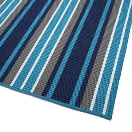 Kaleen Voavah Voa01-17 Blue, Navy, Gray, White Rugs.