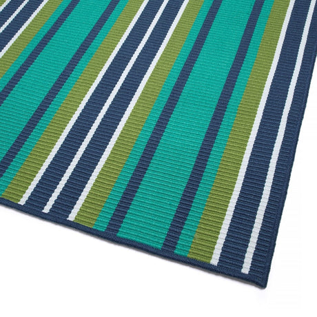 Kaleen Voavah Voa01-91 Teal, Navy, Green,White Rugs.