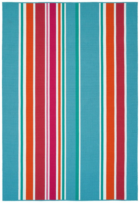 Kaleen Voavah Voa04-79 Lt Blue, Orange, Coral, Pink Rugs.