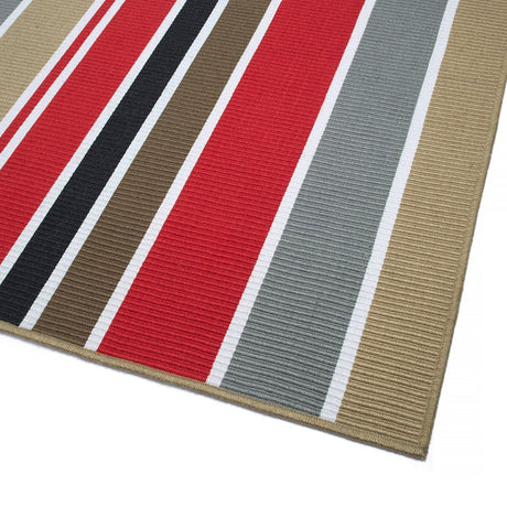 Kaleen Voavah Voa05-25 Red, Lt Brown, Gray, White Rugs.