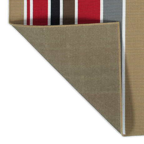 Kaleen Voavah Voa05-25 Red, Lt Brown, Gray, White Rugs.