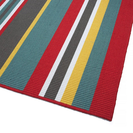 Kaleen Voavah Voa08-25 Red, Gray, Charcoal, Yellow Rugs.