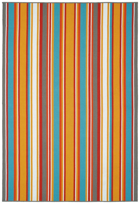 Kaleen Voavah Voa09-89 Orange, Lt Blue, White, Rust Rugs.