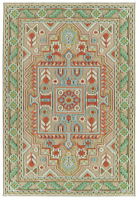 Kaleen Warwick Tdw04-86 Multi Rug.