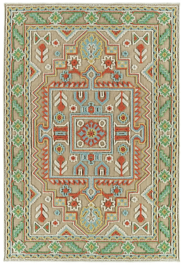 Kaleen Warwick Tdw04-86 Multi Rug.