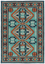 Kaleen Warwick Tdw05-91 Teal Rug.