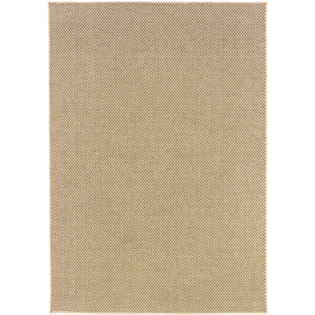 Oriental Weavers Sphinx KARAVIA 2160X Sand Solid Rugs