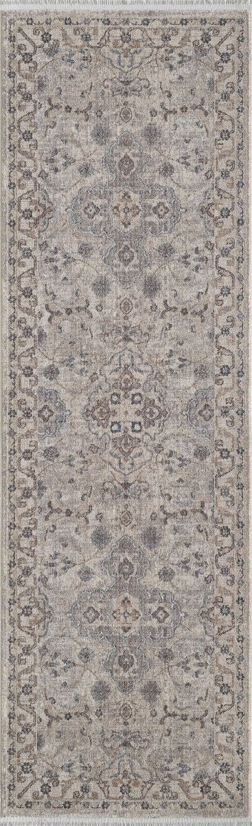 KAS Adele 8801 Amelia Ivory/Grey Rug.