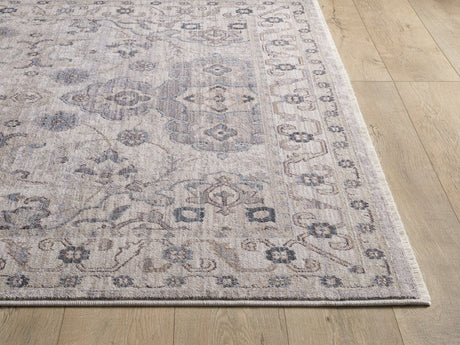 KAS Adele 8801 Amelia Ivory/Grey Rug.