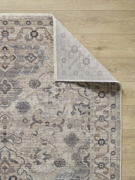 KAS Adele 8801 Amelia Ivory/Grey Rug.