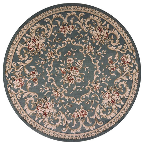 KAS Avalon 5602 Aubusson Slate Blue Rugs.