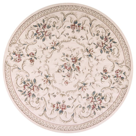 KAS Avalon 5606 Aubusson Ivory Rugs.