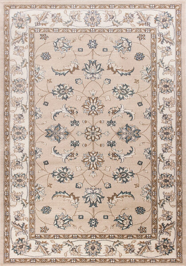 KAS Avalon 5609 Mahal Beige / Ivory Rugs - KAS - ava560933x53