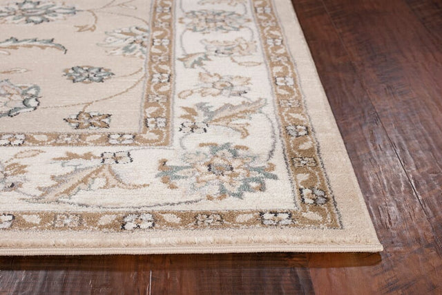 KAS Avalon 5609 Mahal Beige / Ivory Rugs - KAS - ava560933x53