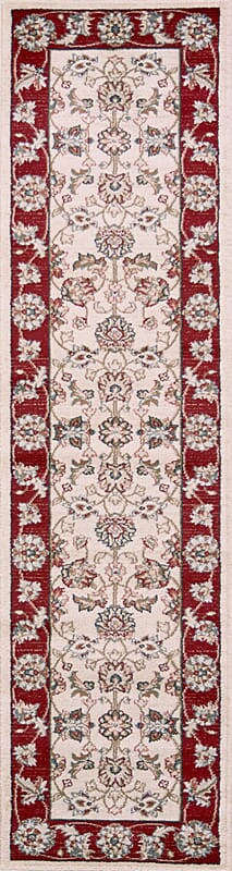 KAS Avalon 5613 Mahal Ivory / Red Rugs.