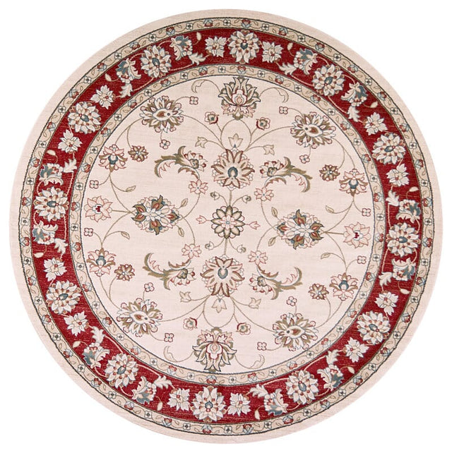 KAS Avalon 5613 Mahal Ivory / Red Rugs.