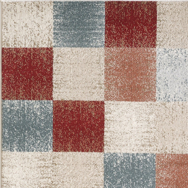 KAS Avalon 5616 Checkered Brown Rugs.