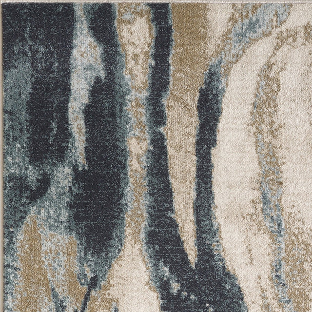 KAS Avalon 5618 Wonder Ivory/Blue Rugs.