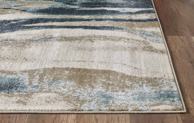 KAS Avalon 5618 Wonder Ivory/Blue Rugs.