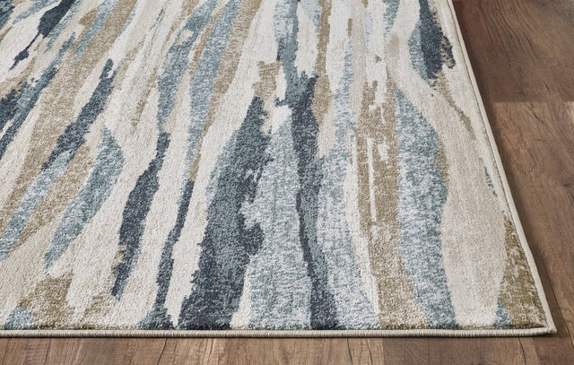 KAS Avalon 5620 Landscapes Ivory/Blue Rugs.