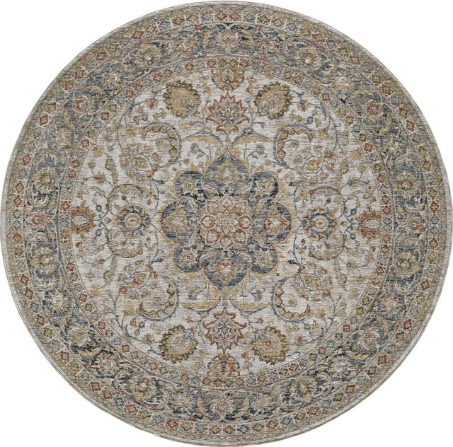 KAS Avani 8403 Medallion Ivory Rug.