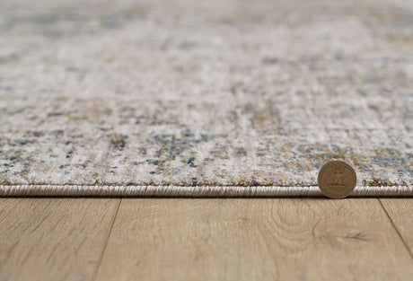 KAS Avani 8406 Avery Ivory/Blue Rug.