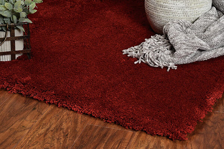 KAS Bliss 1564 Shag Red Rugs.