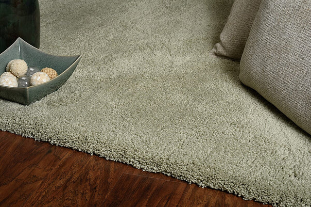 KAS Bliss 1568 Shag Sage Rugs.