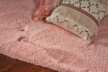 KAS Bliss 1575 Shag Rose Pink Rugs.