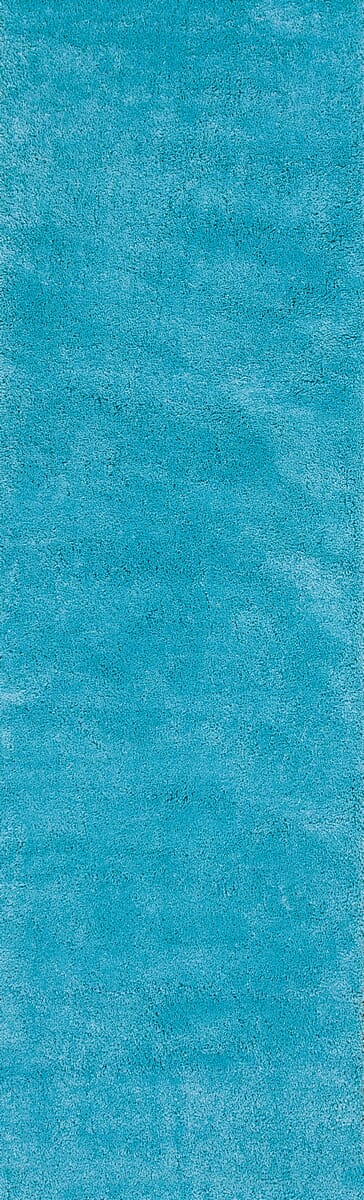 KAS Bliss 1577 Shag Highlighter Blue Rugs.