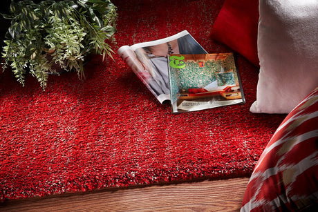 KAS Bliss 1584 Shag Red Heather Rugs.