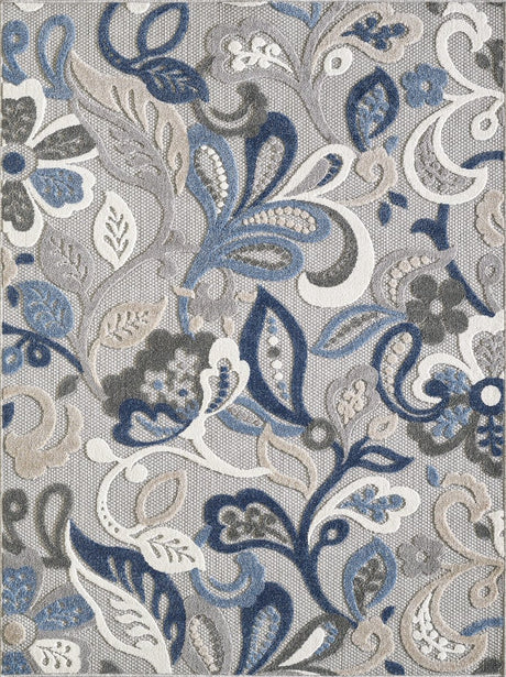 KAS Calla 6922 Leila Grey/Blue Rugs.