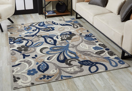 KAS Calla 6922 Leila Grey/Blue Rugs.