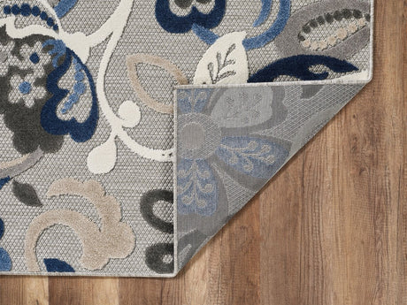 KAS Calla 6922 Leila Grey/Blue Rugs.