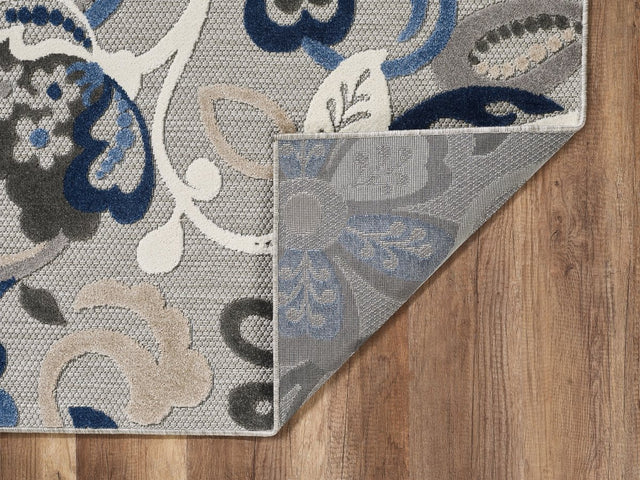 KAS Calla 6922 Leila Grey/Blue Rugs.
