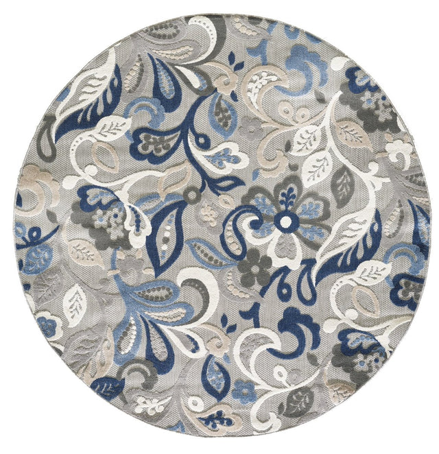 KAS Calla 6922 Leila Grey/Blue Rugs.