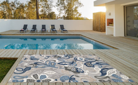 KAS Calla 6922 Leila Grey/Blue Rugs.
