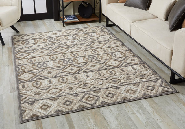KAS Calla 6925 Aztec Grey Rugs.