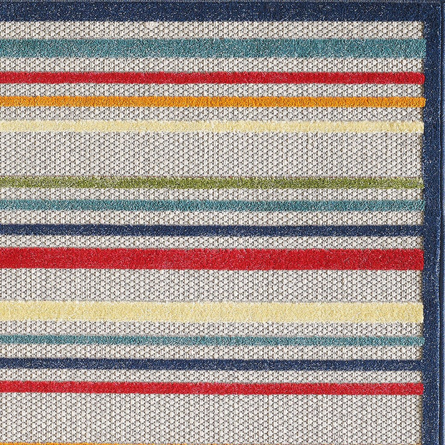 KAS Calla 6927 Stripes Ivory/Multi Rugs.