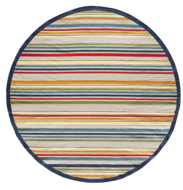 KAS Calla 6927 Stripes Ivory/Multi Rugs.