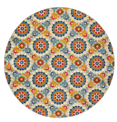 KAS Calla 6931 Manor Ivory/Multi Rugs.