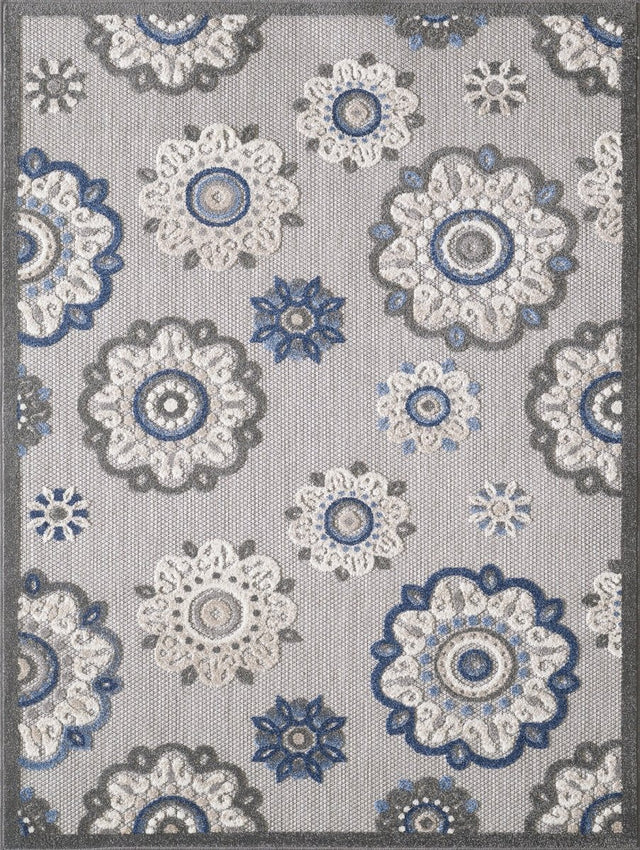 KAS Calla 6932 Suzani Grey Rug.